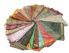 Wholesale Lot Of 40 Vintage Saree 100  Pure Silk Craft Kimono Dress Decor Fabric