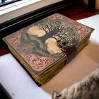 Tree Of Life Leather Journal Handmade Leather Journal Blank Leather Notebook