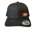 Milwaukee 505b Gridiron    Snapback Trucker Hat  black  Nwt- Ships Free
