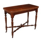 Antique Game Table Victorian Mahogany United Kingdom Xix Century Original