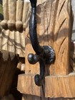 Hand Carved Vintage Wood Pillar Mexican  6 