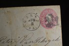 1866 Eagle   Shield Fancy Cancel  Corry Pa On Cover