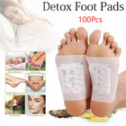 100pcs  Detox Foot Patches Pads Body Toxins Feets Slimming Deep Cleansing Herbal