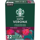 Starbucks Cafe Verona  Dark Roast Coffee single Serve Coffee Pods 22 Count 3pack