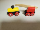 Brio Wooden Railway Train Red Crane Car   Cargo Car  33329