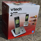 Vtech 2-handset Cordless Phone Cs6619-2   Free Shipping   Dect 6 0 Digital Tech 
