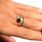 Extremely Ancient Rare Roman Bronze Ring Legionary Old Authentic With Stone