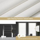 No Tools No Drill Roman Shades  Cordless Light Filtering Roman Blinds For