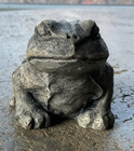 Vintage Mount St Helen   s Sculptures Frog Toad Figurine - Volcanic Ash