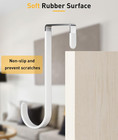 4 Pack Over The Door Hooks  Door Hanger Hook  Towel Hooks For Hanging