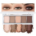 5 Colors Matte Eyeshadow Makeup Palette nude Pink Light Dark Brown Taupe Natural
