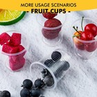 100 Pack 3 Oz Plastic Cups  Clear Disposable Plastic Cups Bulk  Cold Drinking
