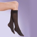 Silky 40 Denier Medium Support Flight Travel Socks One Size Nude Shade
