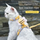 Adjustable Bee Cat Harness And Leash Set For Small Medium Cats And Dogs 