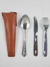 In Case Vintage Boy Scouts America Interlocking Silverware Set Imperial Usa