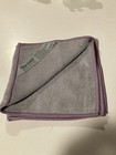 New Norwex Envirocloth Graphite Microfiber Baclock Purple Trim 13 78    X 13 78   