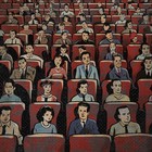 Vintage Movie Night Wall Art  Home Theater Film Lover Decor  Retro Movie Poster