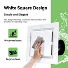 Bathroom Exhaust Fan Without Light 10  Panel  8x8 Mount  110cfm 0 7 Sones