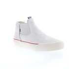 Globe Dover Gbdover Mens Gray Leather Slip On Skate Inspired Sneakers Shoes 8 5