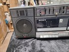 Vintage 90 s Sony Cfs-w400 Am fm Stereo Dual Cassette Boombox Radio Needs Work