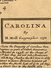 Carolina 1732 Interesting Old Historic Map - 18x24