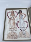 Vintage Paper Dolls Victorian Roses   Lace Uncut Unused Carilyn Teichman