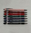 7 Pcs Funny Adult Ballpoint Pen Set  Days Of The Week Swear Cuss Word