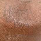 Vintage Hutch Steer Hide Football Cloth Laces 64-b Tom Moore