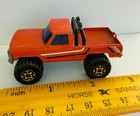 Vintage 1981 Matchbox Toy Car Mini Pickup Truck Pick-up Orange 4x4 Old Retro