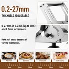 40 5  x22 8 commercial Folding Manual Stainless Steel Machine   Dough Sheeter