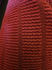 Designer High In Thick Red Heavy Weight Upholstery  Chenille Fabric 1 Yd 48 