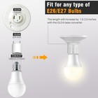 Gu24 To E27  e26 Screw Led Light Lamp Bulb Base Adapter Socket Converter Adaptor