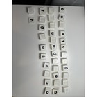 Letter Tiles 1 Inch Plastic 176 Pieces Lowercase Set Of Alphabet Pieces Learning