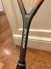 Dunlop Blackstorm Titanium Squash Racquet  Racket 135g Silver Black Euc