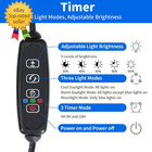 Led Aquarium Light For 12 Inch Fish Tank  Auto On Off With Timer  Full Spectrum