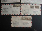 Canada Ffc 7 Different 1932 First Flight Covers 3 Nwt  3 Sk Check Them Out 