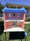 Vintage Little Tikes Tyke Child My Size Barbie Doll House Dollhouse Guc  