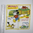 Vtg Mickey Mouse Children s Hankie Handkerchief Mickey s Country Code