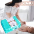 Ollibolli Refills Dekor Classic Compatible Diaper Pails 4 Pack With Odor Absorb