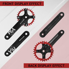 104 Bcd 30t Mountain Bike Single Speed Crankset 170mm Square Taper Cran