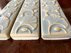 Lot Of  6  Motawi Tiles 2  X 6  Gingko Leaves Border