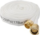 Fire Hose 1-1 2  Id X 75 Ft 450 Psi Burst Pressure Fire Hose Nst nh Brass Couple