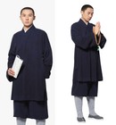 Cotton Linen Buddhist Monk Kung Fu Tai Chi Set Shaolin Temple Meditation Uniform
