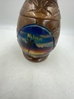 Vintage Carved Wood Hawaii Souvenir Pineapple Container With Lid