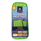 Clean Castle 12  Washable Microfiber Mop Pads For Norwex  For Swiffer - 4 Pack