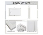 4 Pcs Garage Door Windows Vinyl With Uv Resistant Plexy Glass Garage Door Win   