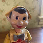 8    Vintage Ideal Disney Pinocchio Composition wood Figure Jointed