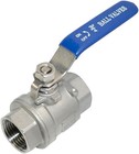3 4  Npt Female 316 Stainless Steel Full Port Ball Valve Vinyl Handle