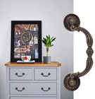 6 X Antique Drawer Pulls Vintage Bronze Cabinet Dressing Wardrobe Table Handles
