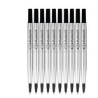 10 Pcs Parker Ink Refills 0 7 Mm Black Fit Sonnet Im Urban Vector Rollerball Pen